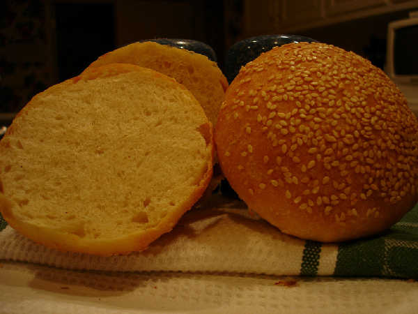 A Hamburger Bun A Hamburger Bun