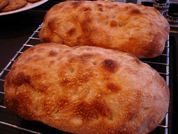 Sourdough Ciabatta Crust: Sourdough Ciabatta Crust