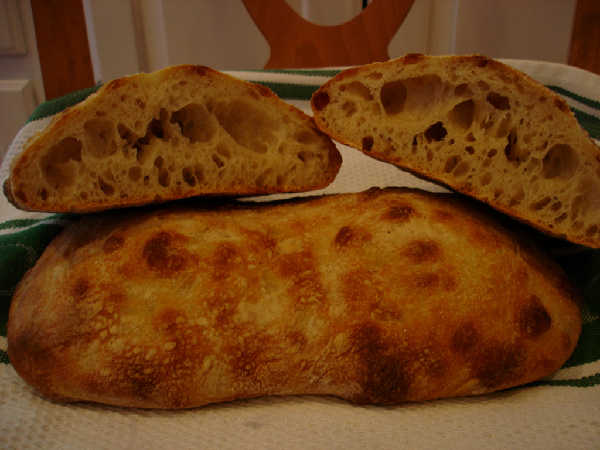 Sourdough Ciabatta Crumb