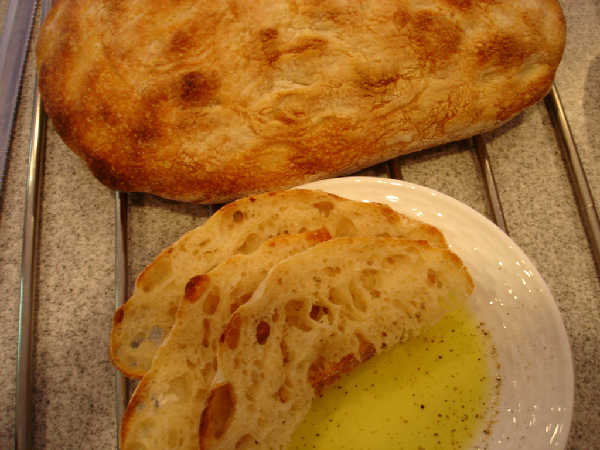 Sourdough Ciabatta w/Olive Oil