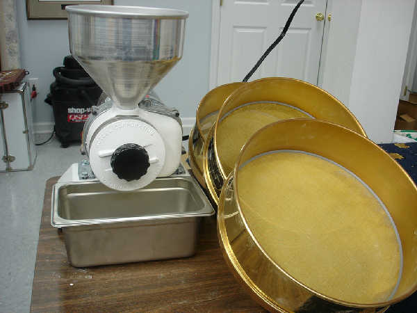 Retsel Mill and Brass Sieves