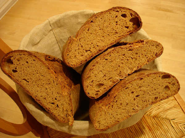 100% Whole Grain Hearth Breads - Crumb